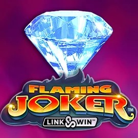 Flaming Joker Link and Win slot logo by Barstruck at Oscar Spin Casino
