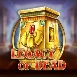 Official Slots logo: Legacy of Dead by Play'n GO at Oscar Spin Casino