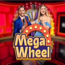 Mega Wheel slot logo by Pragmatic Play at Oscar Spin Casino