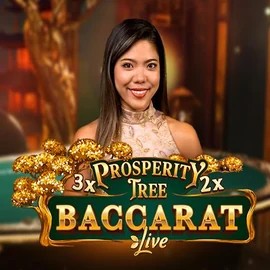 Prosperity Tree Baccarat casino game by Evolution – featured logo at Oscar Spin Casino