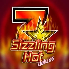 Slots logo of Sizzling Hot Deluxe from Novomatic at Oscar Spin Casino