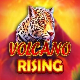 Volcano Rising slot logo by RubyPlay at Oscar Spin Casino